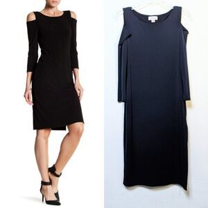 VELVET by GRAHAM & SPENCER Valentina Cold Shoulder Dress S